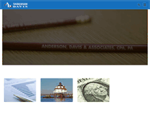 Tablet Screenshot of andersondaviscpa.com
